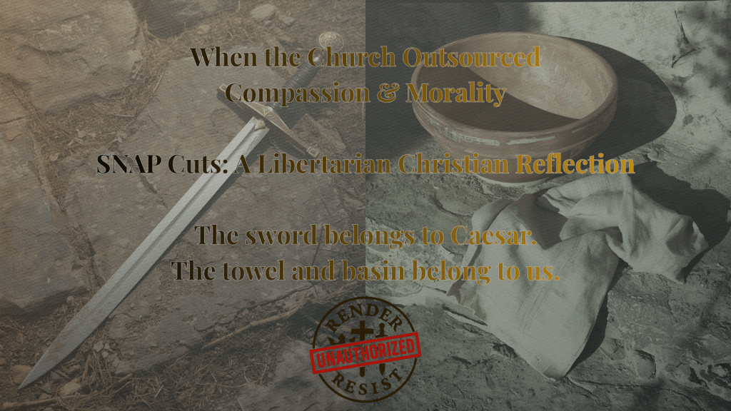 When the Church Outsourced Compassion and Morality: SNAP Cuts and a Libertarian Christian&nbsp;Reflection