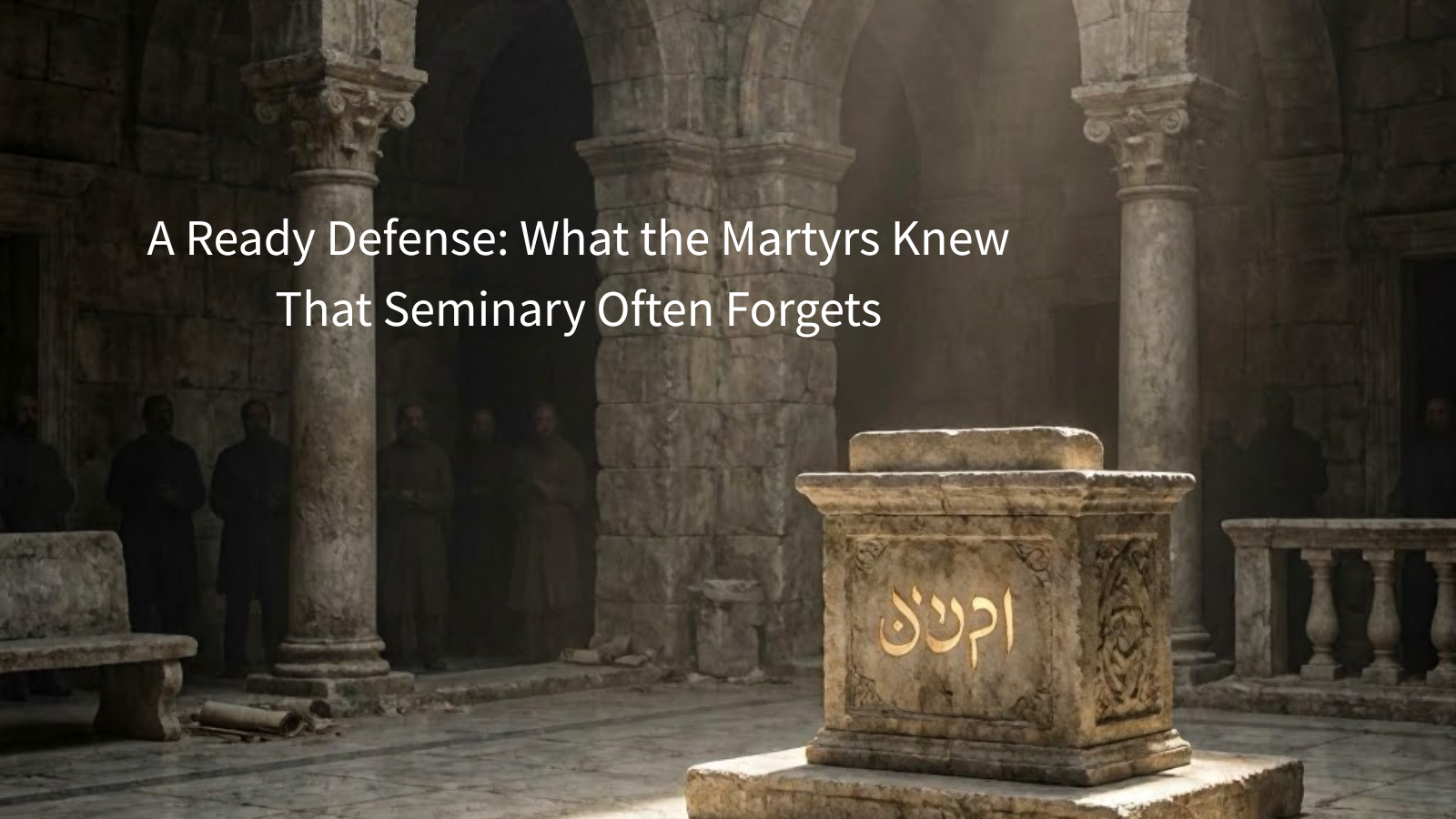 A Ready Defense: What the Martyrs Knew That Seminary Often Forgets